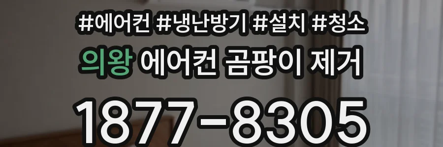 의왕 에어컨 곰팡이 제거