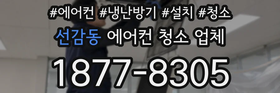 선감동 에어컨 청소 업체