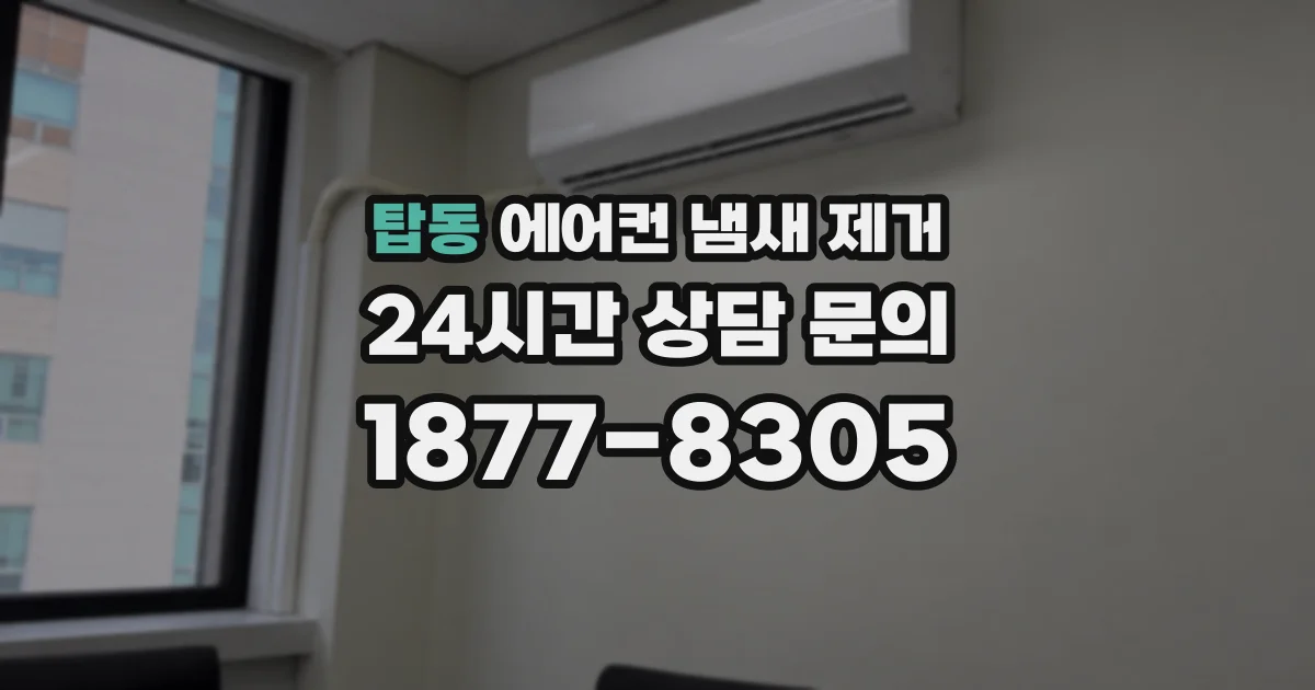 탑동 에어컨 냄새 제거