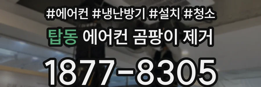 탑동 에어컨 곰팡이 제거