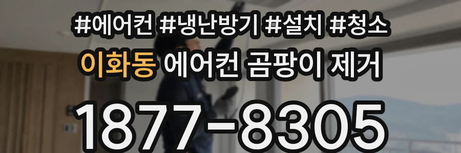 이화동 에어컨 곰팡이 제거