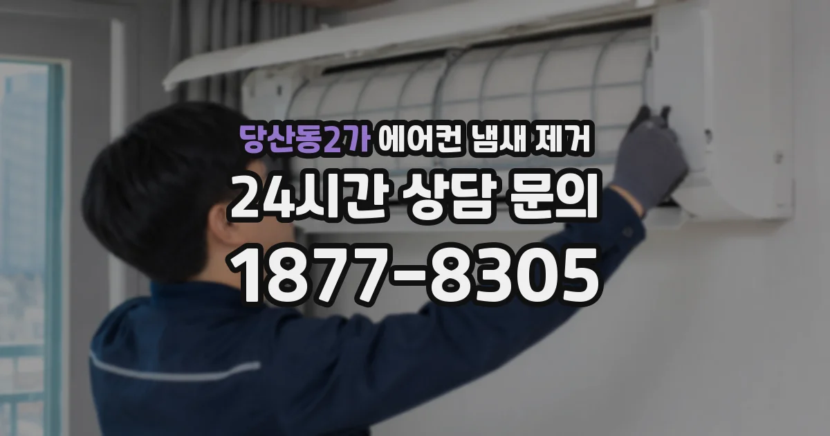 당산동2가 에어컨 냄새 제거