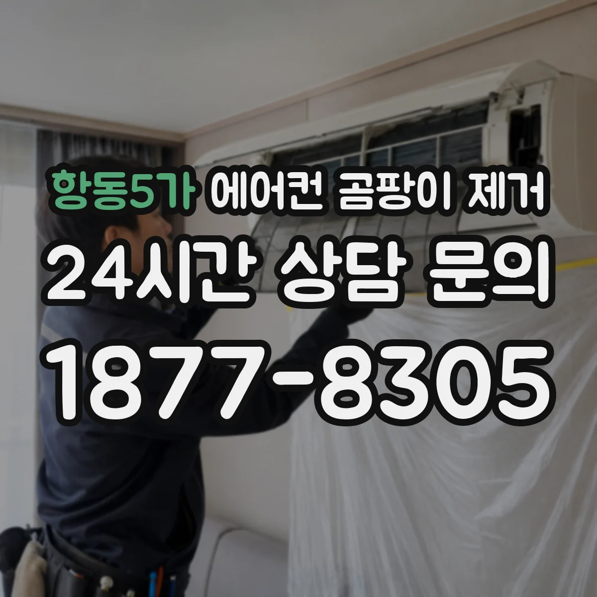항동5가 에어컨 곰팡이 제거