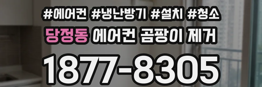 당정동 에어컨 곰팡이 제거