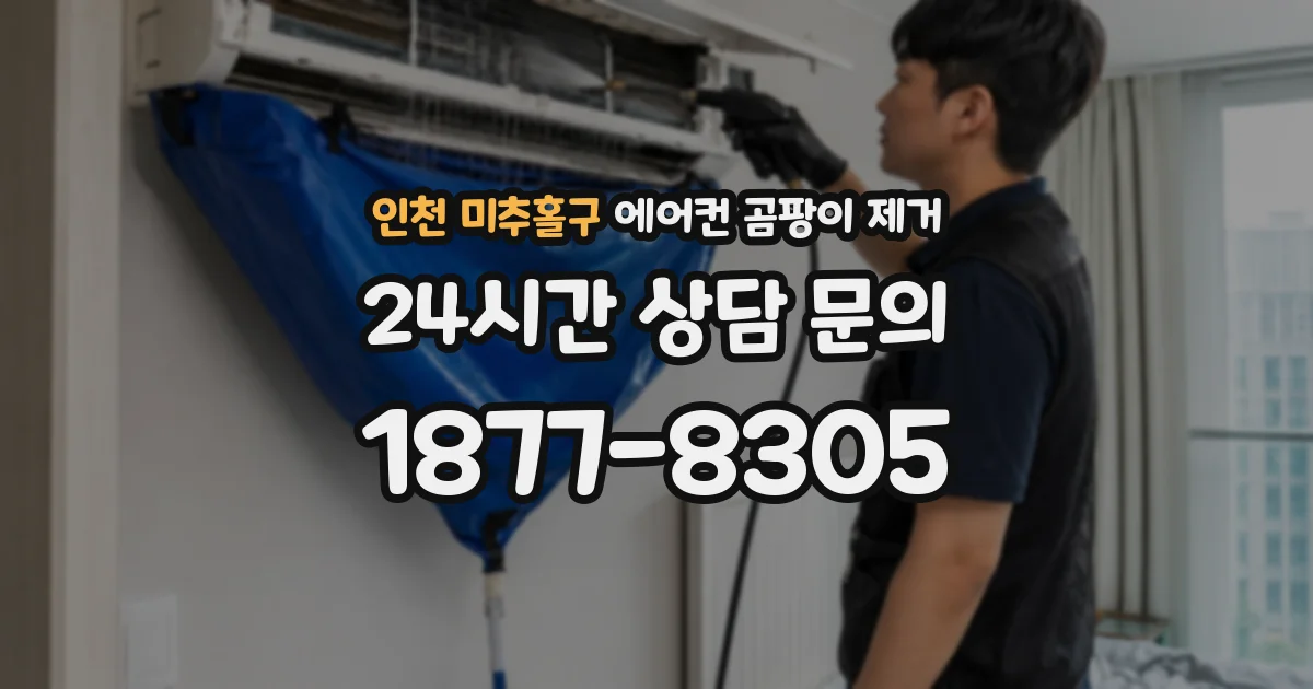 인천 미추홀구 에어컨 곰팡이 제거