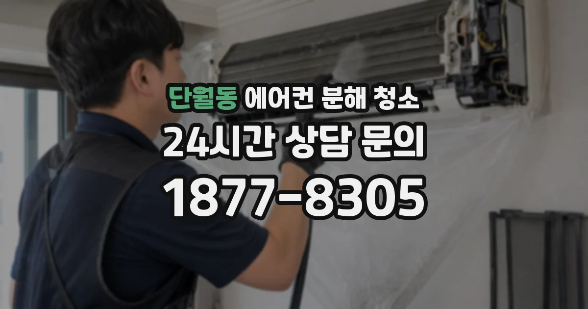 단월동 에어컨 분해 청소