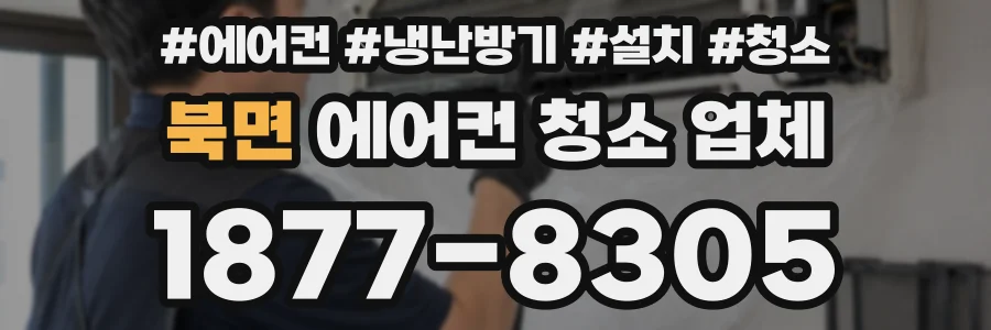 북면 에어컨 청소 업체