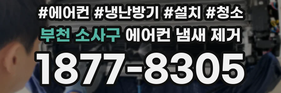 부천 소사구 에어컨 냄새 제거