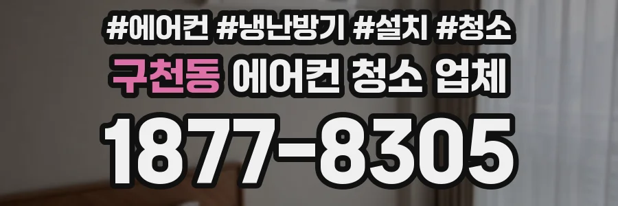 구천동 에어컨 청소 업체