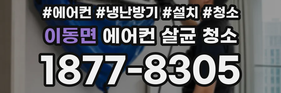 이동면 에어컨 살균 청소