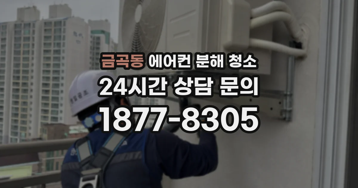 금곡동 에어컨 분해 청소