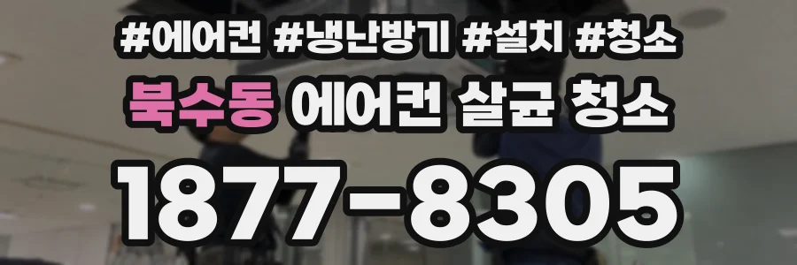 북수동 에어컨 살균 청소