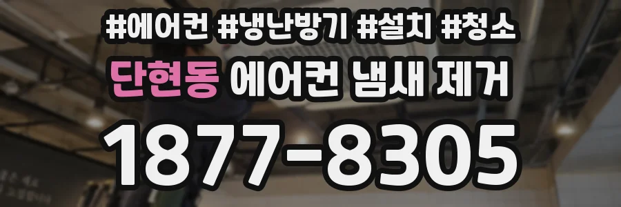 단현동 에어컨 냄새 제거