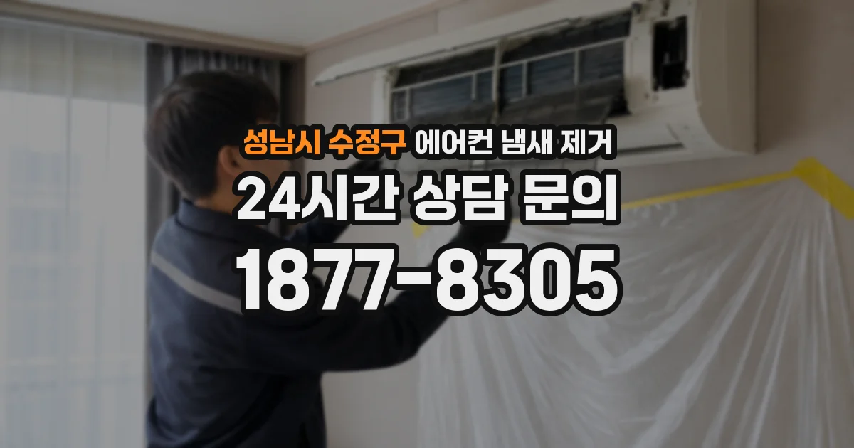 성남시 수정구 에어컨 냄새 제거