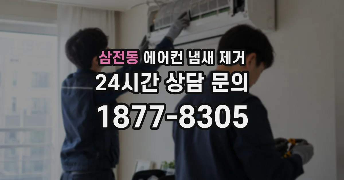 삼전동 에어컨 냄새 제거