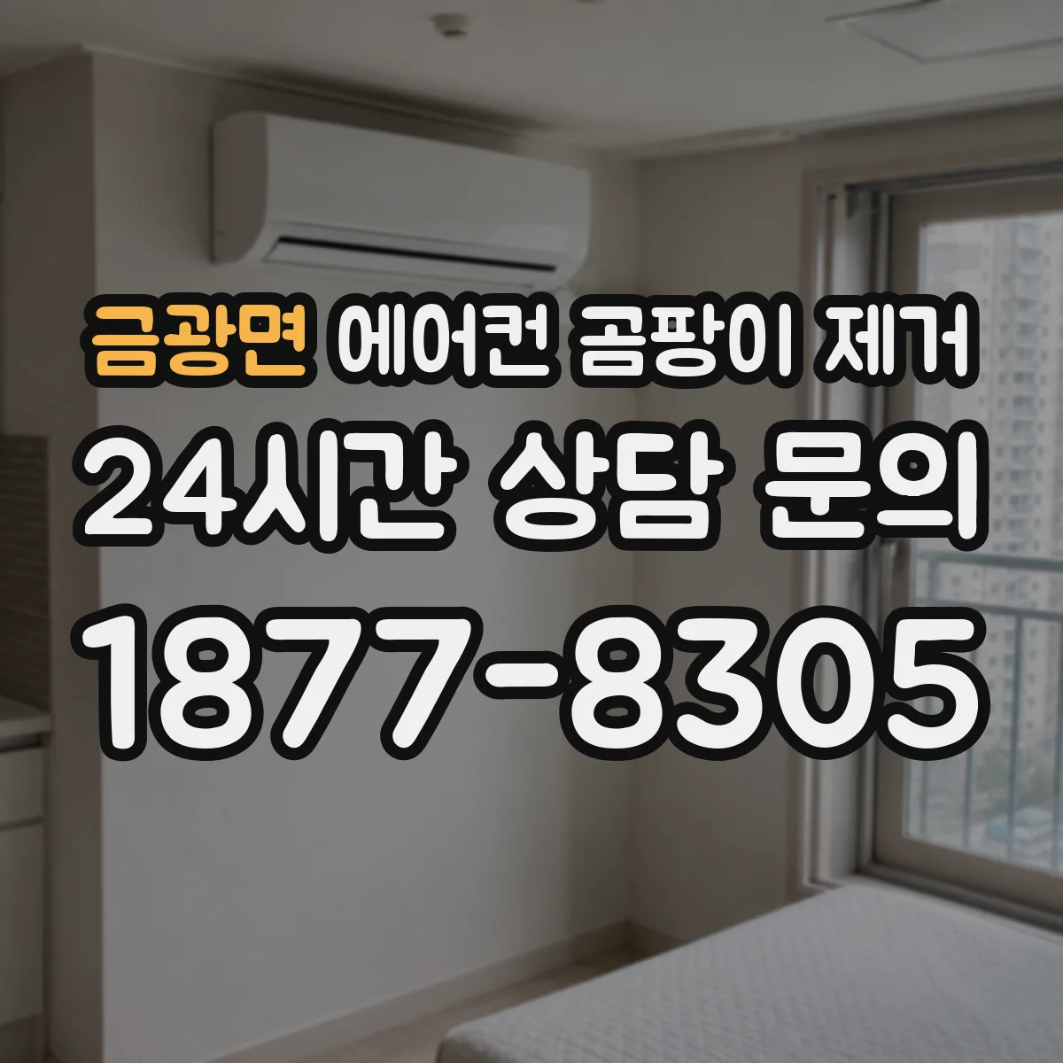 금광면 에어컨 곰팡이 제거