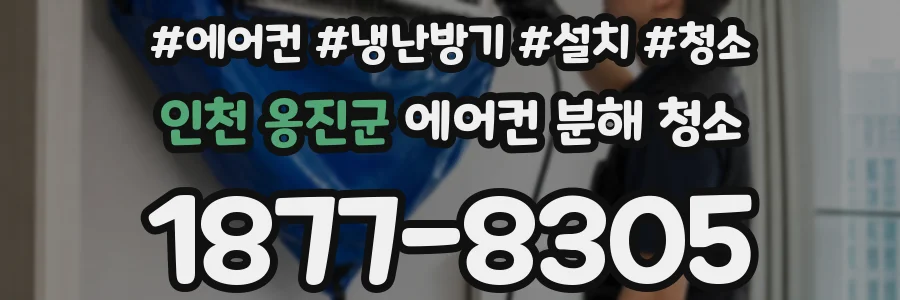 인천 옹진군 에어컨 분해 청소