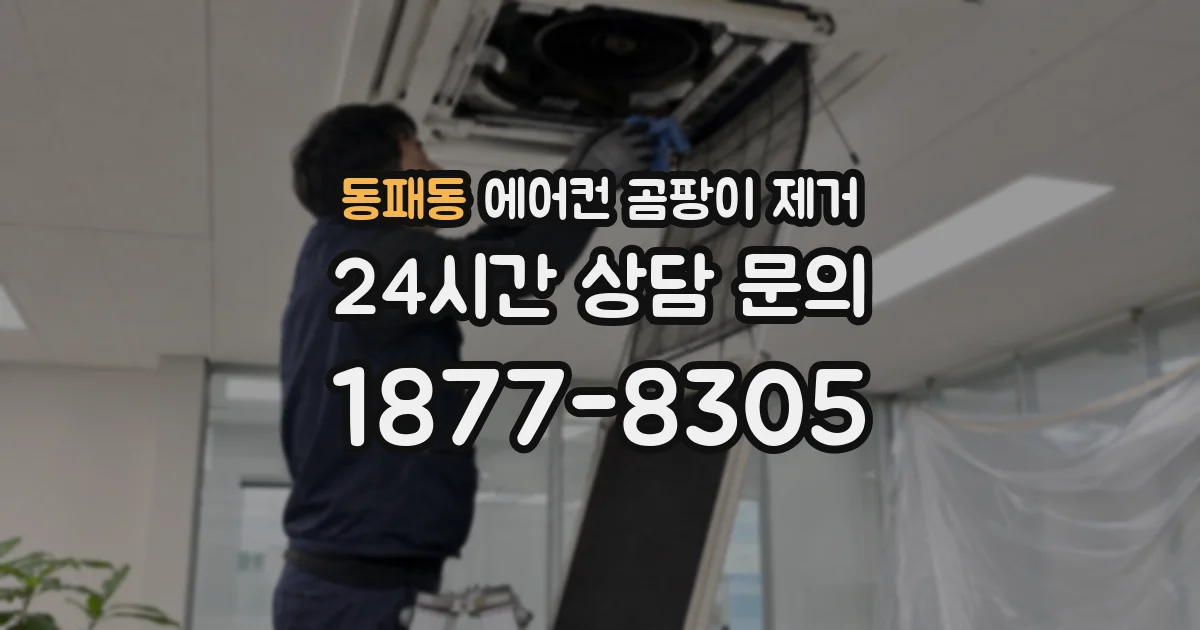 동패동 에어컨 곰팡이 제거