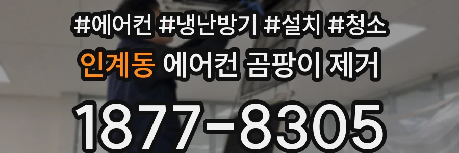 인계동 에어컨 곰팡이 제거