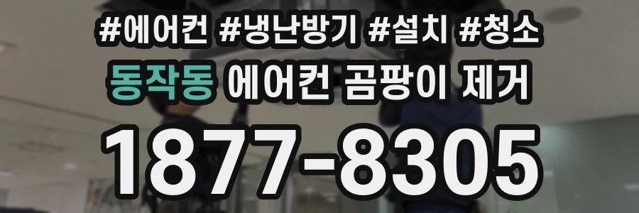 동작동 에어컨 곰팡이 제거