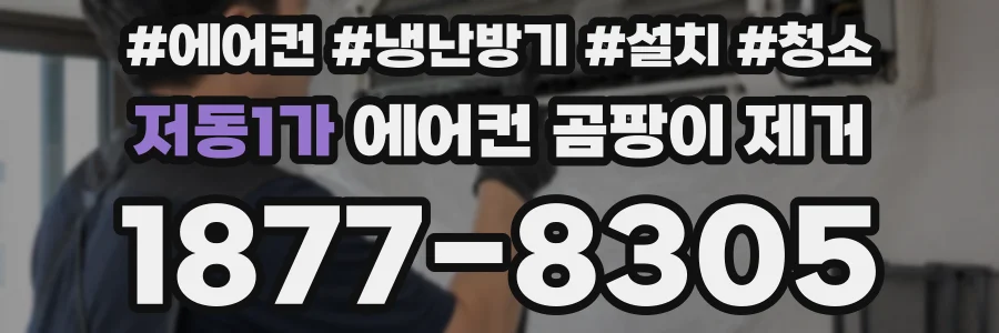 저동1가 에어컨 곰팡이 제거