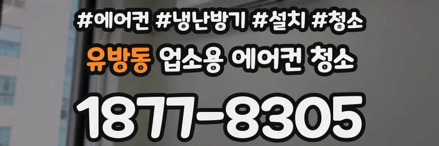 유방동 업소용 에어컨 청소