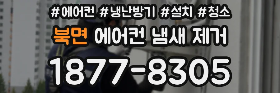 북면 에어컨 냄새 제거