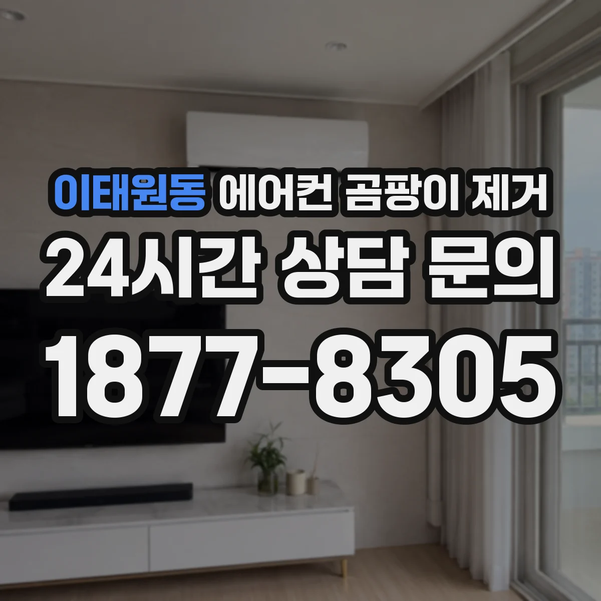 이태원동 에어컨 곰팡이 제거