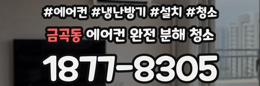 금곡동 에어컨 완전 분해 청소