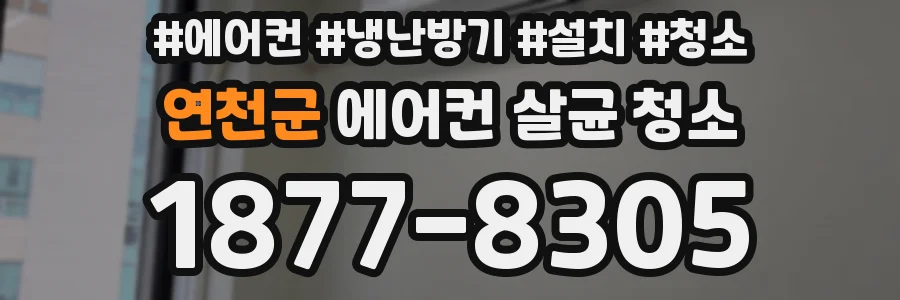 연천군 에어컨 살균 청소