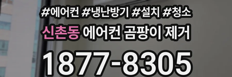 신촌동 에어컨 곰팡이 제거