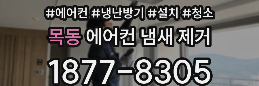 목동 에어컨 냄새 제거