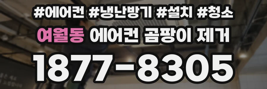 여월동 에어컨 곰팡이 제거