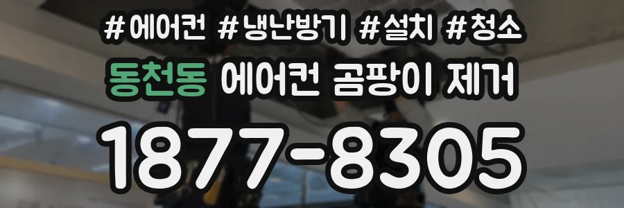 동천동 에어컨 곰팡이 제거