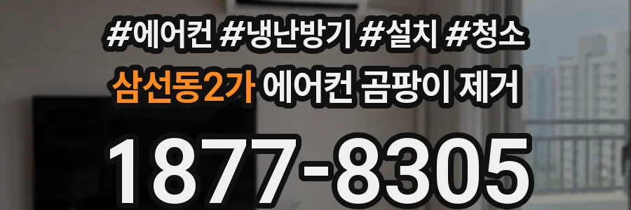 삼선동2가 에어컨 곰팡이 제거