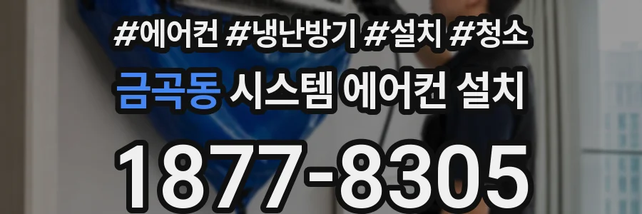 금곡동 시스템 에어컨 설치