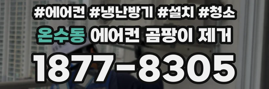 온수동 에어컨 곰팡이 제거