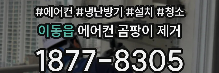 이동읍 에어컨 곰팡이 제거
