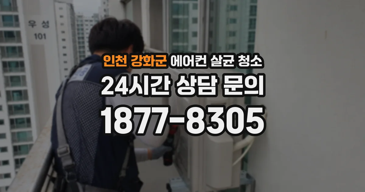 인천 강화군 에어컨 살균 청소