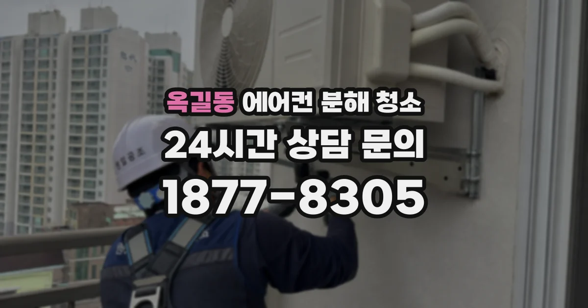 옥길동 에어컨 분해 청소