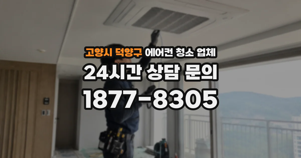 고양시 덕양구 에어컨 청소 업체