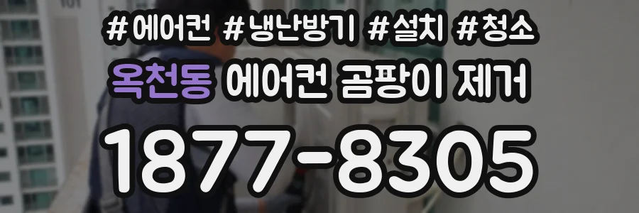 옥천동 에어컨 곰팡이 제거