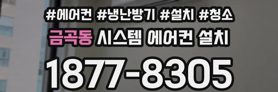 금곡동 시스템 에어컨 설치