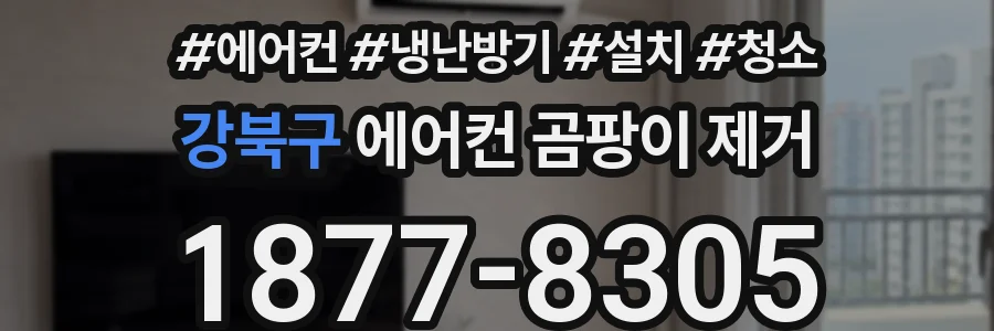 강북구 에어컨 곰팡이 제거