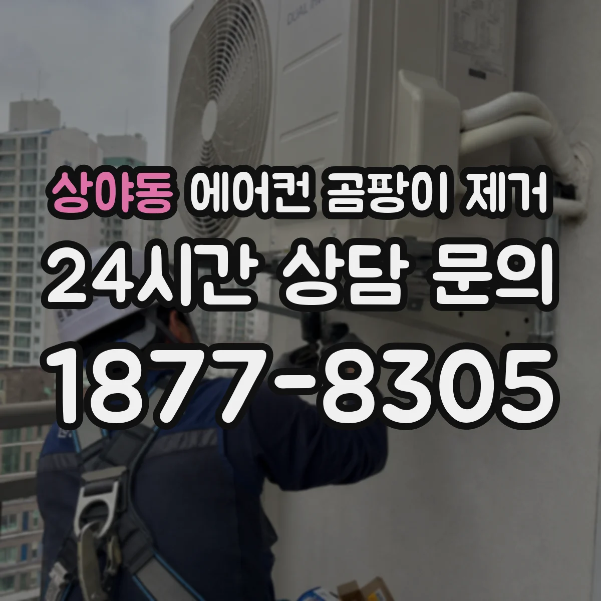 상야동 에어컨 곰팡이 제거