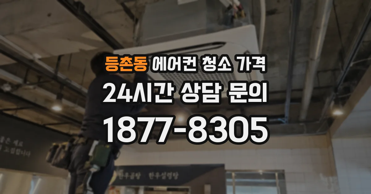 등촌동 에어컨 청소 가격