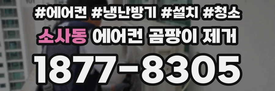 소사동 에어컨 곰팡이 제거