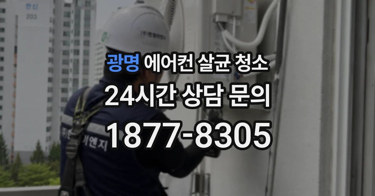 광명 에어컨 살균 청소