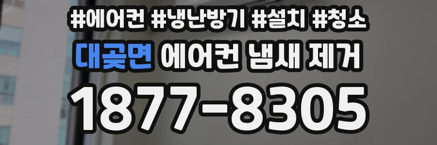 대곶면 에어컨 냄새 제거