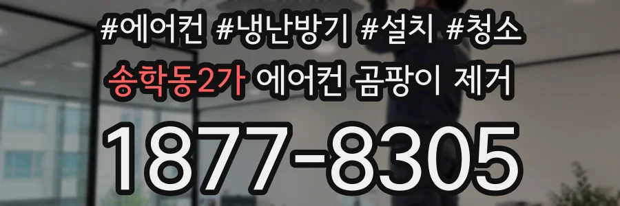 송학동2가 에어컨 곰팡이 제거